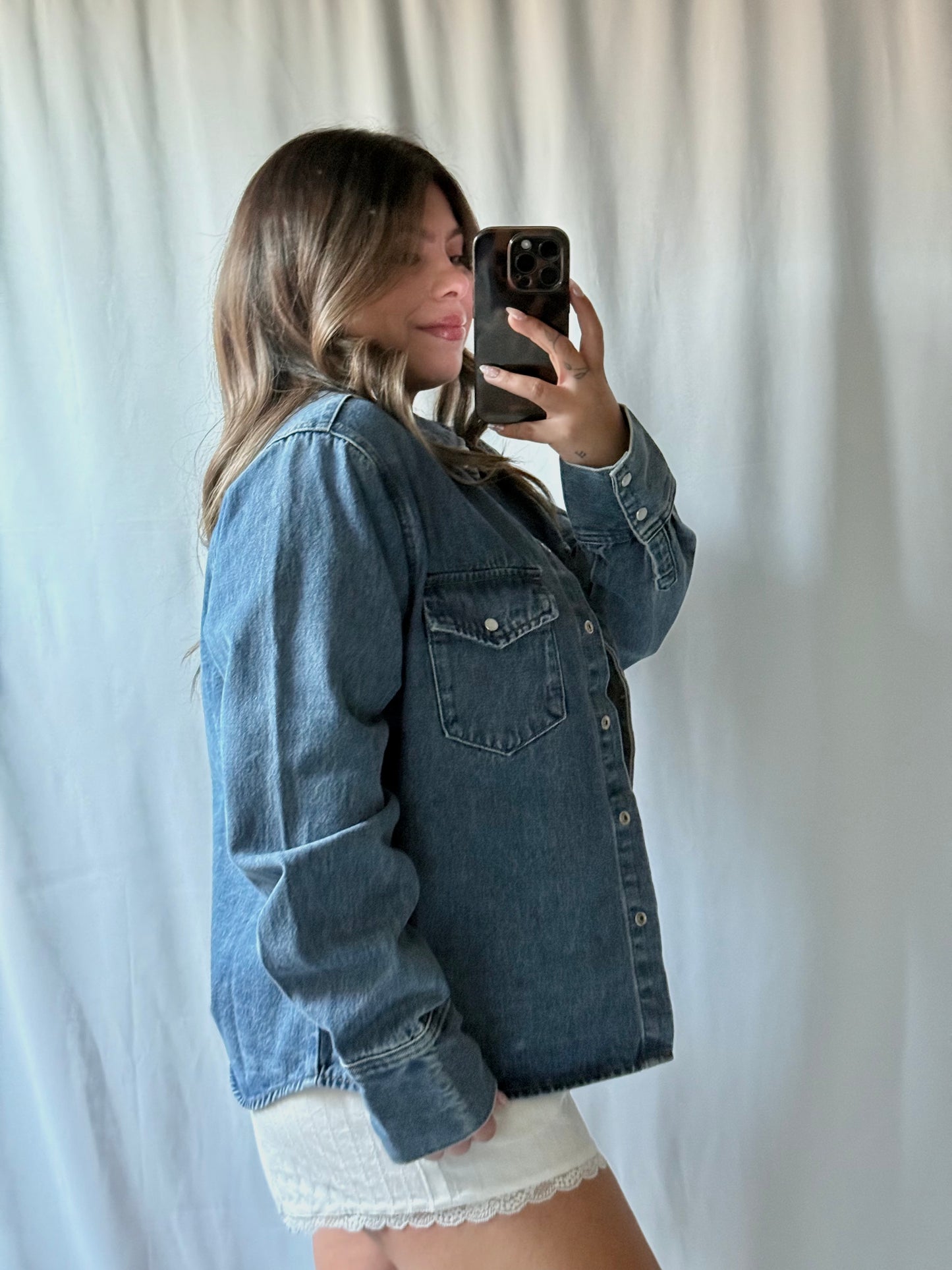 DENIM OVERSHIRT