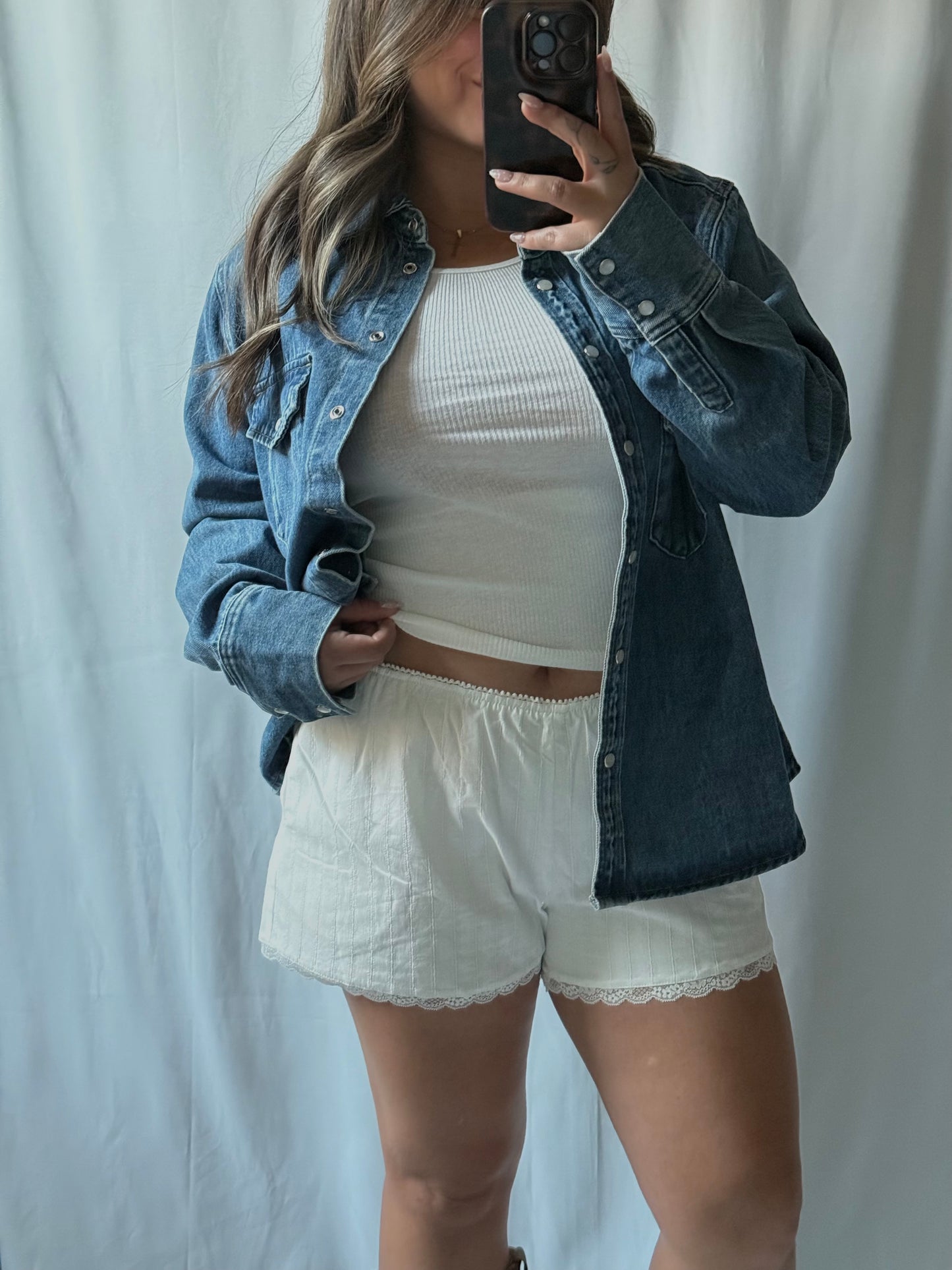DENIM OVERSHIRT