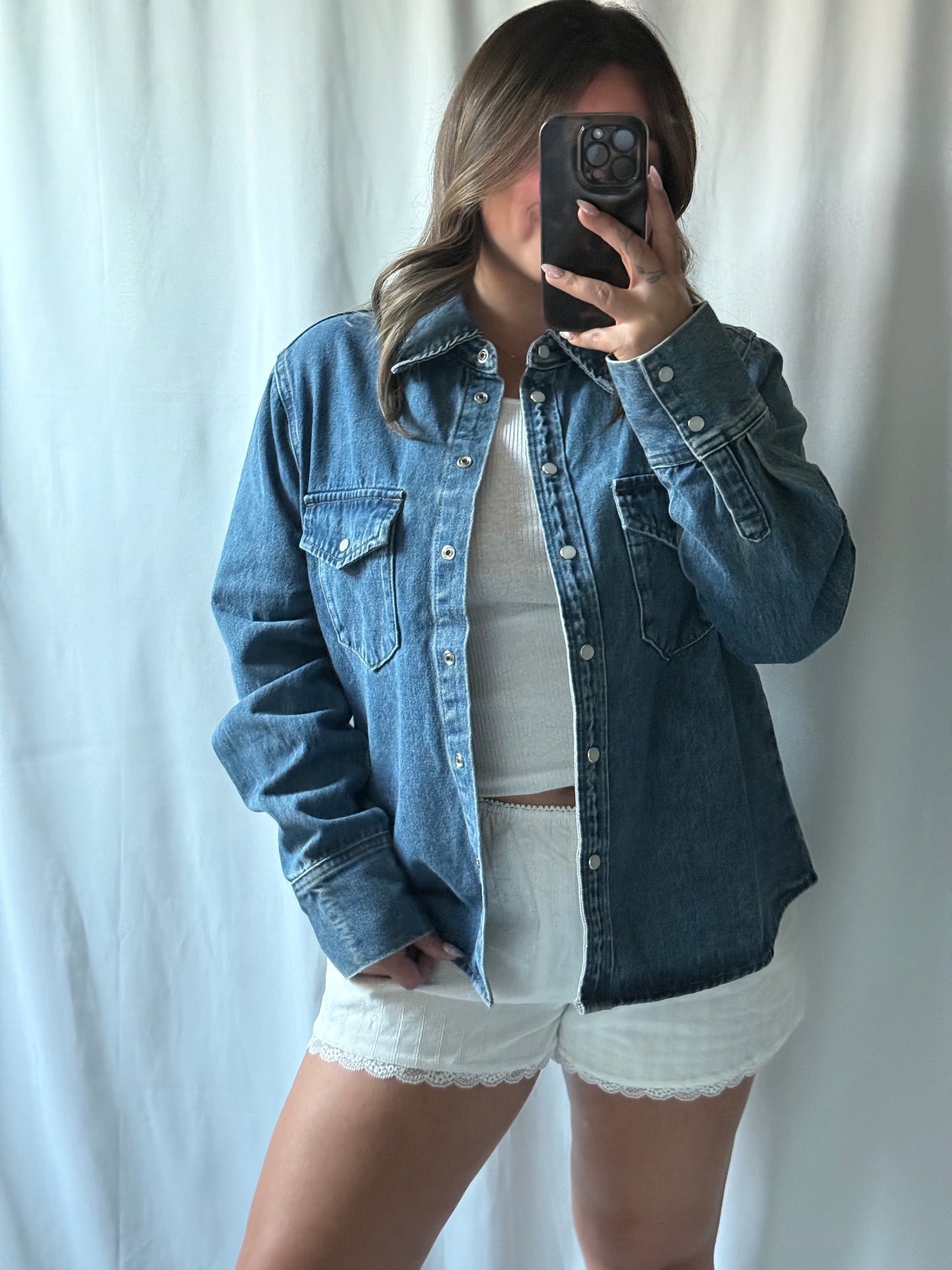 DENIM OVERSHIRT